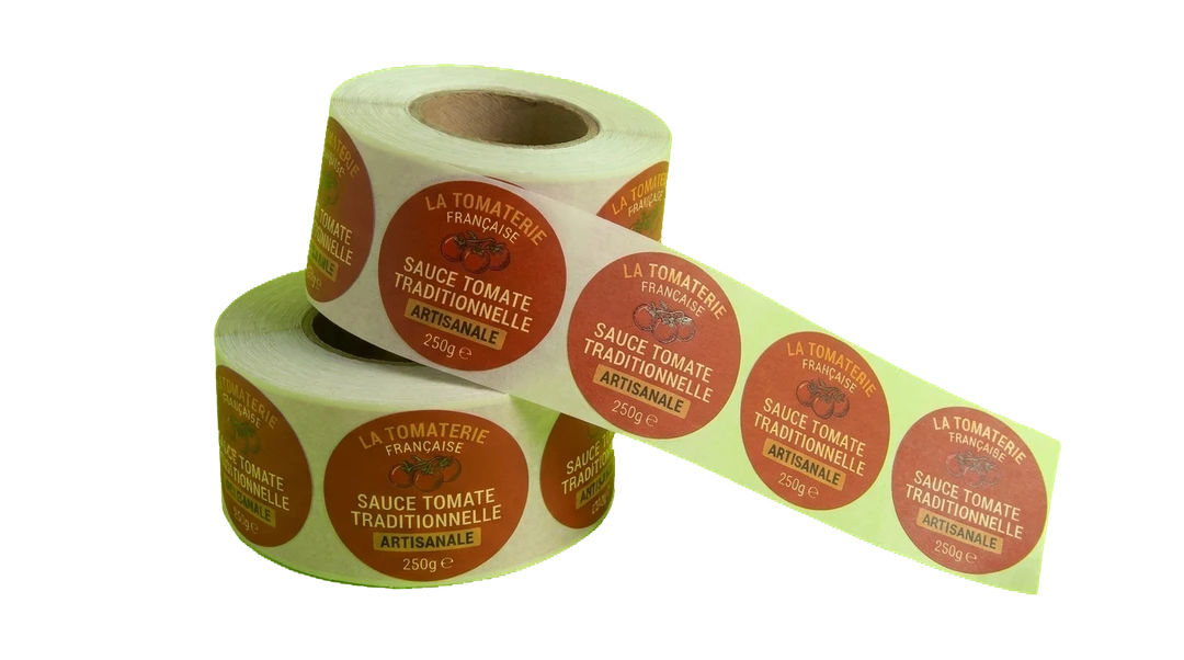 Rouleaux d'étiquettes